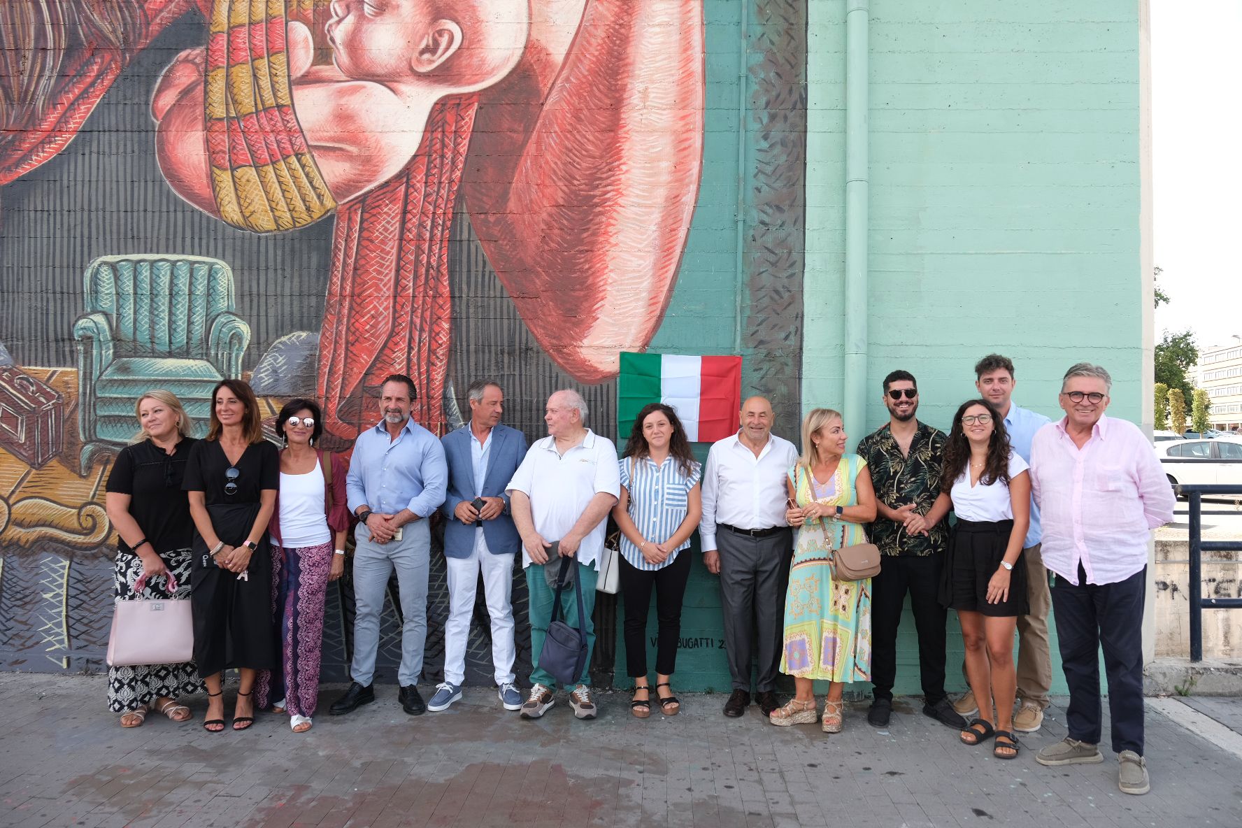 Latina, inaugurate le tre nuove opere di street art